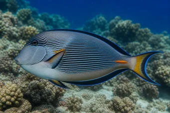 Acanthurus sohal Chirurgo zebra