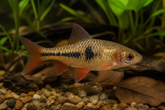 Barbus cumingi (Barbuto di Ceylon)