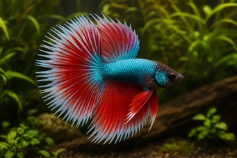 Betta splendens halfsun Combattente