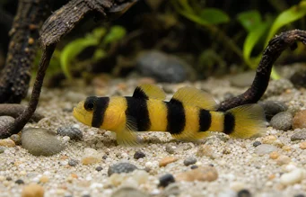 Brachygobius xanthozona (Pesce bourdon)