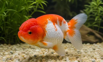 Carassius auratus lion (La testa di leone)