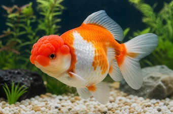 Carassius auratus pompon (Pompon)