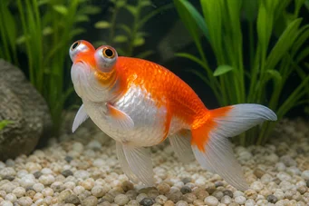 Carassius auratus uranoscope Uranoscopio