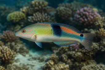 Coris aygula Spot arancioni Girelle