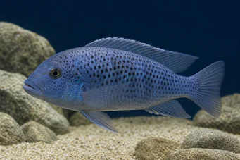 Cyrtocara polystigma Haplo individuato