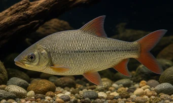 Distichodus noboli (Pinne rosse disticodus)