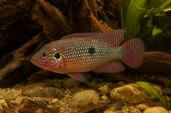 Hemichromis guttatus Emichromis rosso (Guttatus)