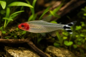 Hemigrammus rhodostomus (naso rosso)