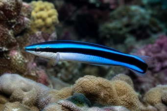Labroides dimidiatus (Cleaner comune)