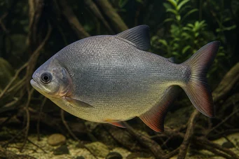 Myleus pacu Pakou, koumanou-nwé (nero), pacu dente