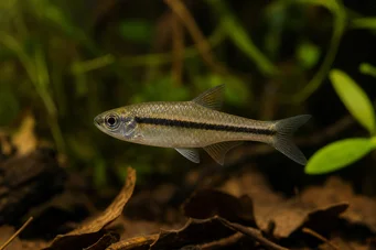 Nannaethiops unitaeniatus (Africano tetra a una linea)
