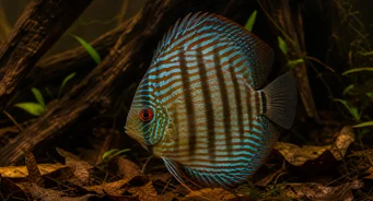 Symphysodon aequifasciatus Discus marrone