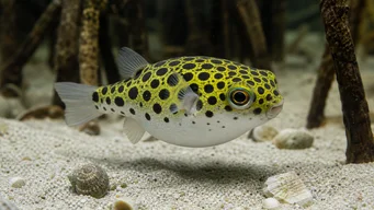 Tetraodon nigroviridis (Tetrodon verde)