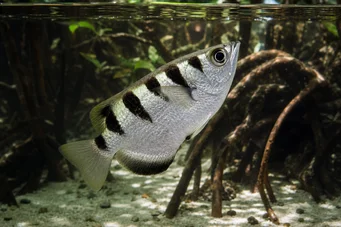 Toxotes chatareus (Pesce-ubriaco)