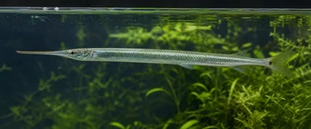 Xenentodon cancila (Pesce ago d'argento)